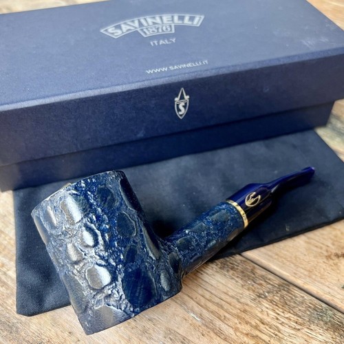 Savinelli alligator blue - savinelli, poker