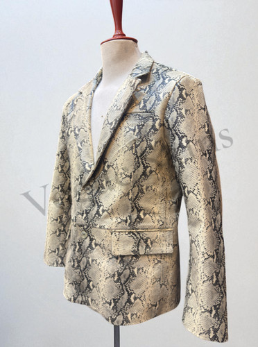 Cappotto pelle uomo - , stampa