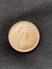 Moneta Britannica da 1 One Penny 1971 Elisabeth.