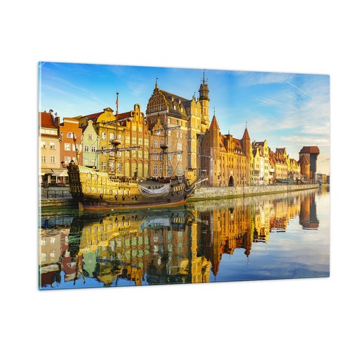 Quadro vetro 120x80cm nave - 120x80cm,