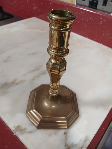 Antico candelabro ottone - antico, in