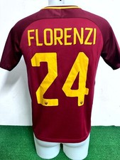 MAGLIA ROMA FLORENZI NO MATCH WORN ISSUE SHIRT JERSEY VINTAGE CAMISETA 2017/2018