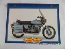 CARTE FICHE MOTO MOTO GUZZI V