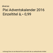 Pixi Adventskalender 2016