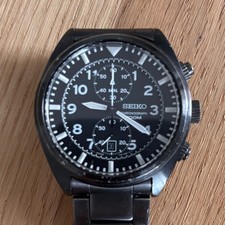 Seiko 7T94-0BL0 Chronograph PVD Chrome