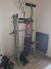 Attrezzo Palestra Multifunzione + Attrezzo Abdominal Con Aggiunta Di Pesi 100 Kg
