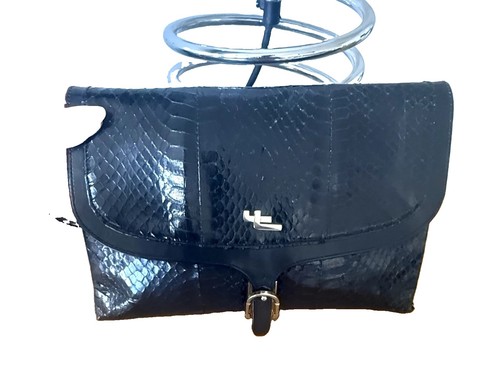 Lancel sac pochette cuir - sac,