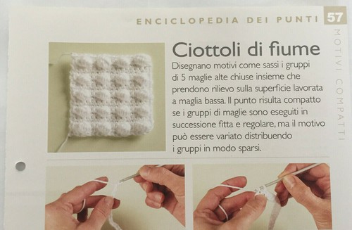 Scheda tecnica punti uncinetto - punti,