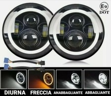 2 FARI 7" POLLICI LED H4 PER