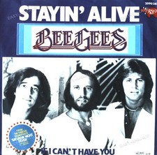 Bee Gees - Stayin' Alive / If I Can't Have You 7in (VG+/VG+) '