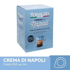 150 Cialde Filtro Carta ESE 44 Caffè Toraldo   MISCELA CREMA DI NAPOLI
