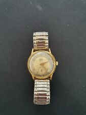 Orologio Cronometro Svizzero Esperus 17 Rubis Placcato Oro