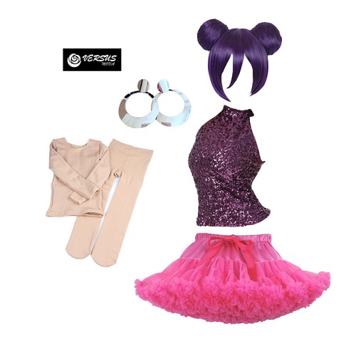 Simile lol purple vestito - lol,
