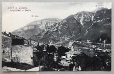 Cartolina Aste in Vallarsa animata Trento panorama Trentino paesaggistica T8