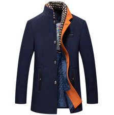 Cappotto lana uomo business