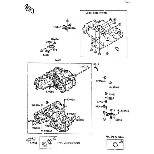 Kawasaki zxr 750 1989 1990 - 1989-1990, kit