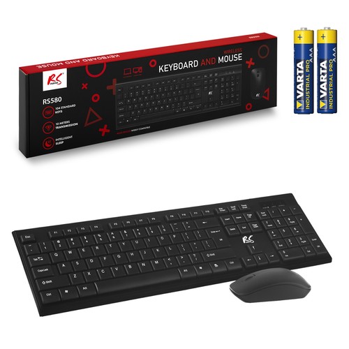 Tastiera mouse senza fili - +,