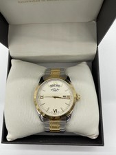 Orologio rotante argento oro