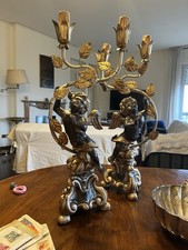 Coppia Di Candelieri Vintage