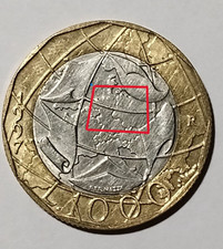 MONETA 1000 LIRE 1997 CONFINI EUROPA ERRATI     (P)