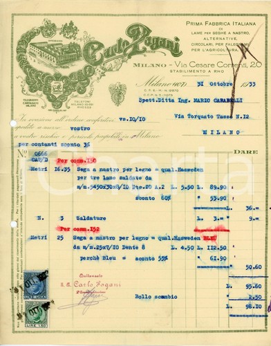 1933 milano fabbrica carlo - fabbrica,