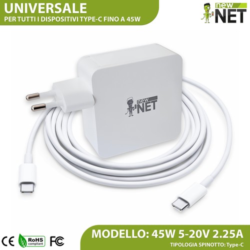 45w alimentatore type - alimentatore, type-c