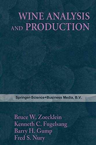 Wine analysis and production - and,