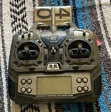 Hitec Optic 6 6Ch FM Unità Sistema Radio Controllo Proporzionale Digitale - NON TESTATO