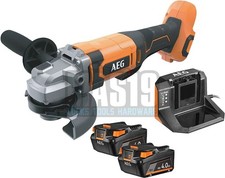 SMERIGLIATRICE ANGOLARE AEG MM.125 18V 2 BATTERIE 4AH