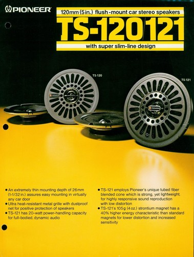 Pioneer 120 121 1978 - pioneer, ts-120/121