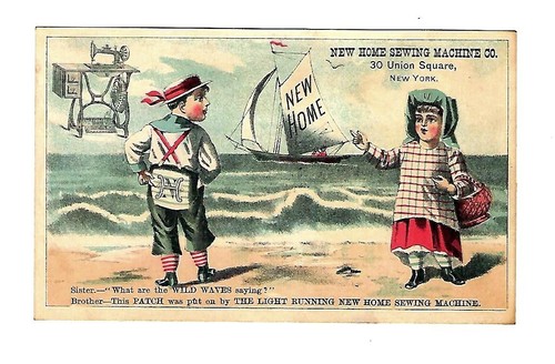C1890 trade card nuova - c1890,