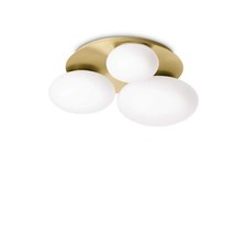 Ninfea pl3 ottone lampada da