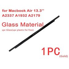 per Apple MacBook Air 13" A2337 Lunetta Vetro Schermo Logo Striscia Oro