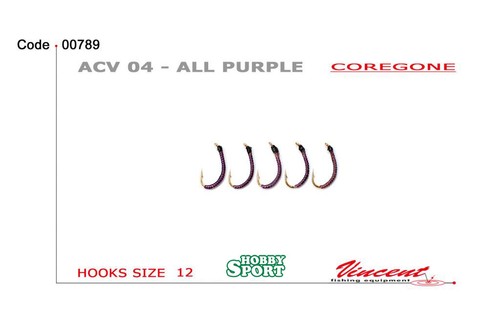Lenza pronta coregone ami - 5,
