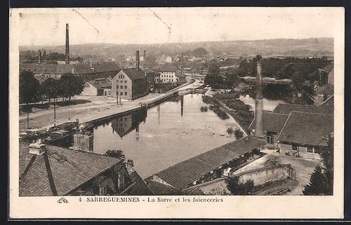 Cpa sarreguemines sarre et - sarreguemines,,