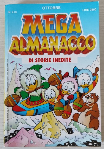 Mega almanacco topolino 418 - mega, n.418