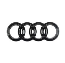 Logo audi nero lucido - audi,