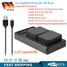 2x NP-W126S NP-W126 batteria +