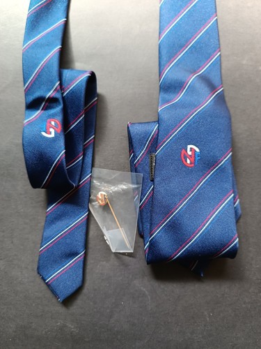 Cravatta calcio con spilla
