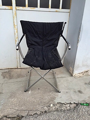 Sedia modernariato cromata