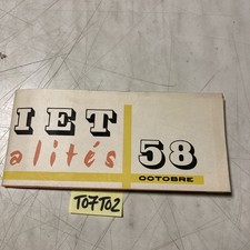 Berliet Notizie Ottobre 1958