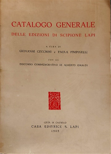 Catalogo generale delle - ,