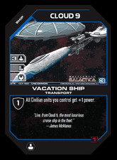Cloud Nine, Vacation Ship - Betrayal - Battlestar Galactica CCG