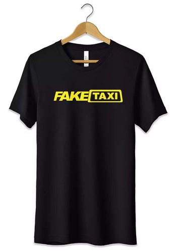 Shirt funny fake taxi - t-shirt,