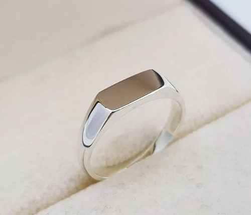 Anello con sigillo uomo - uomo, in