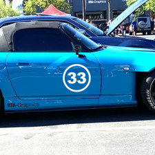 Number Plate Decals Racing