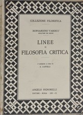 Bernardino Varisco - Linee di