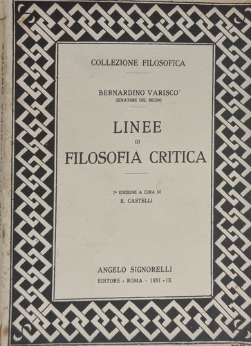 Bernardino varisco linee - varisco,