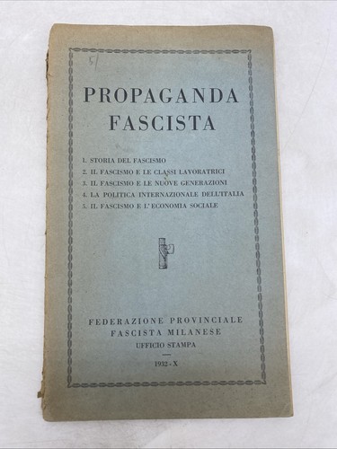 Propaganda fascista - propaganda,