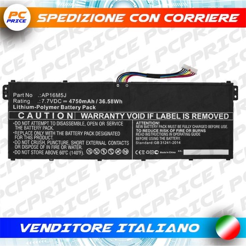 Batteria per acer aspire - per, 3